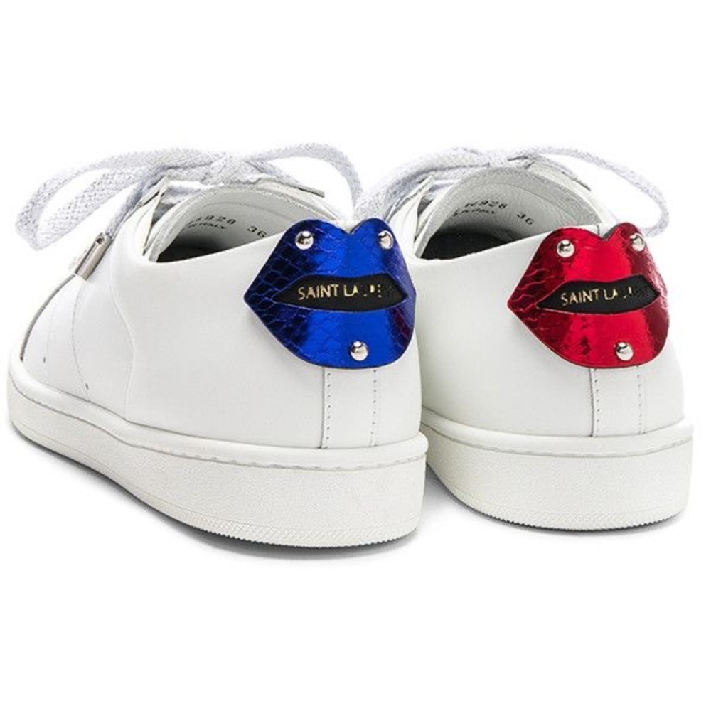 Yves Saint Laurent women’s sneakers with Lips details size 41 1/2 (US-10.5)